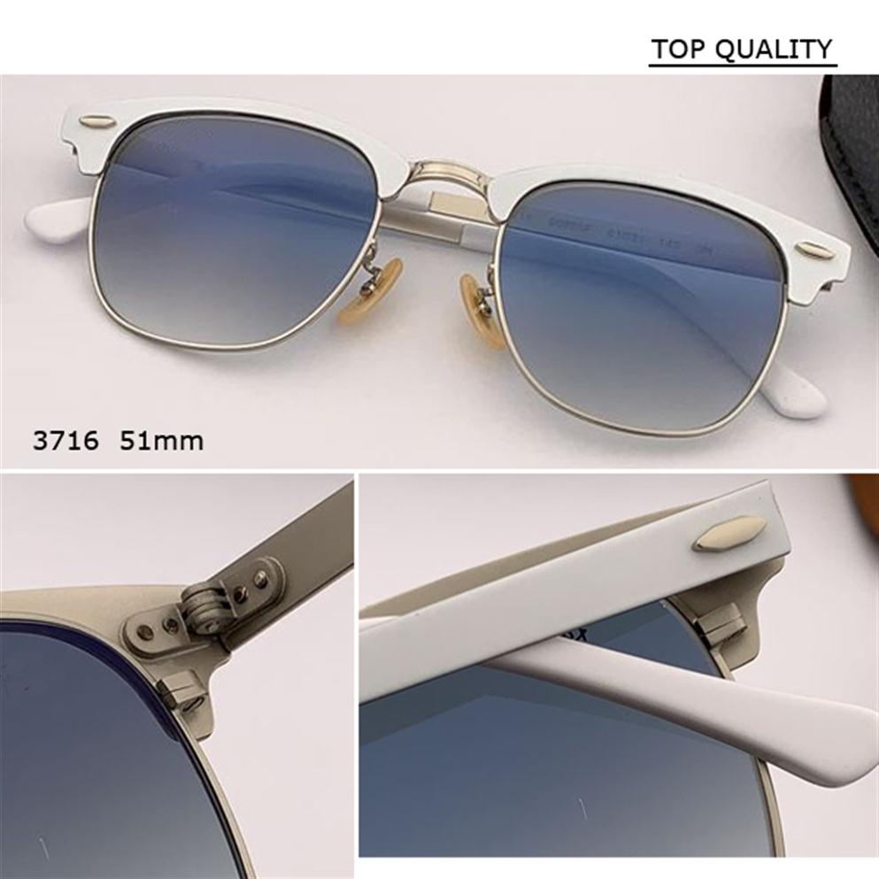 Classic uv400 top quality Metal frame club Sunglasses Designer Women Men Feminin Brand 3716 master gafas Oculos Vintage Glasses 51288l