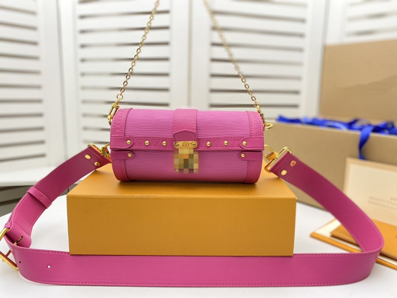 

M57835 Designer Bags Adjustbale Straps Crossbody Bag With Chain Tote Bag Papillon Trunk Shoulder Handbag Rivet Pillow Fashion Women Travel