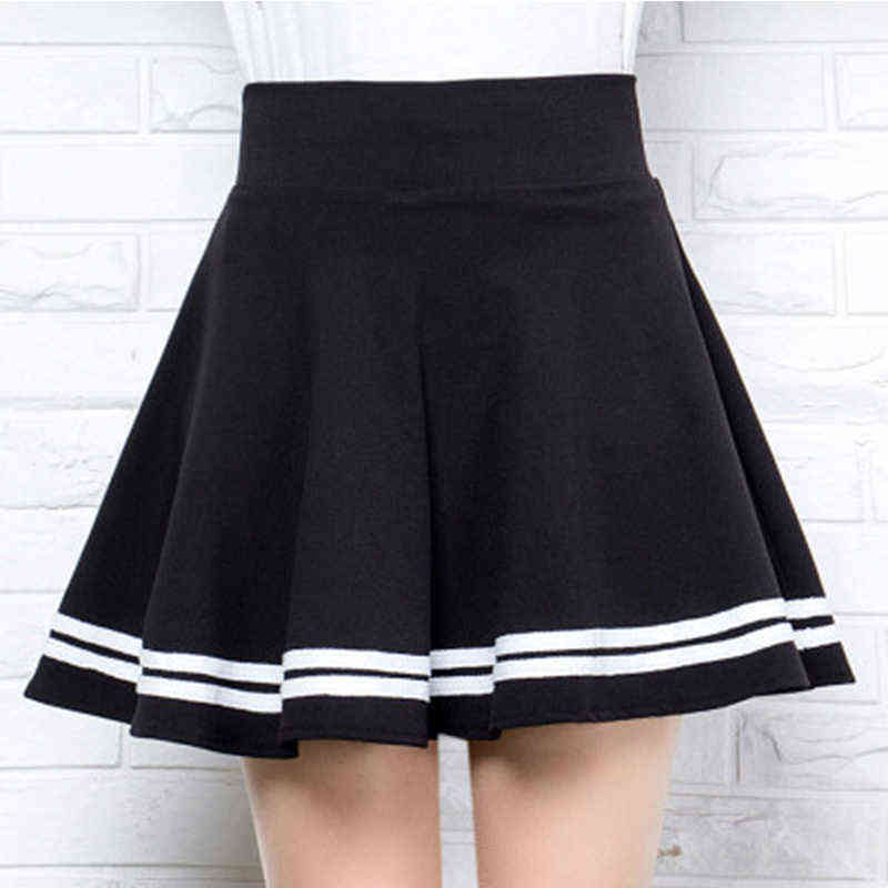 

2022 Winter and Summer style Brand women skirt elastic faldas ladies midi skirts Sexy Girl mini short saia feminina 220418, Black