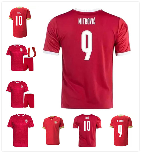 

2022 2023 world Cup Serbia soccer jerseys home red Tadic Vlahovic Serbiea football shirt SERGEL MILIVOJEVIC MITROVIC Kostic KOLAROV Men Kits uniform camisetas de, 12