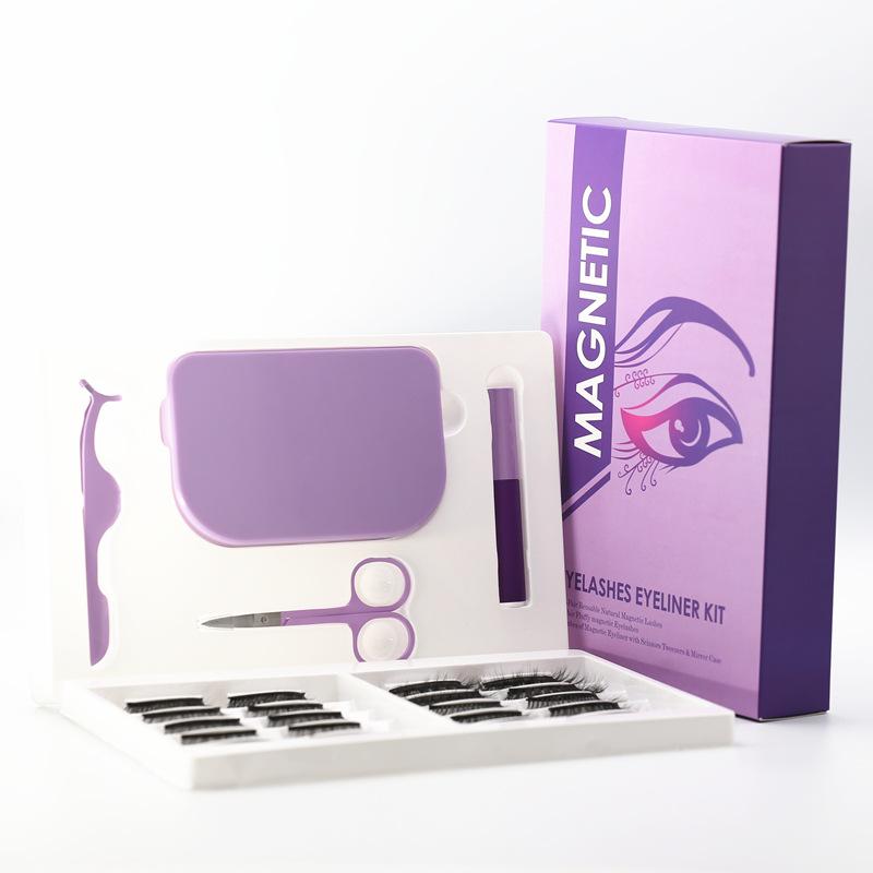 

False Eyelashes Magnet Twelve Pairs Of Magnetic Eye Liner Liquid 3d