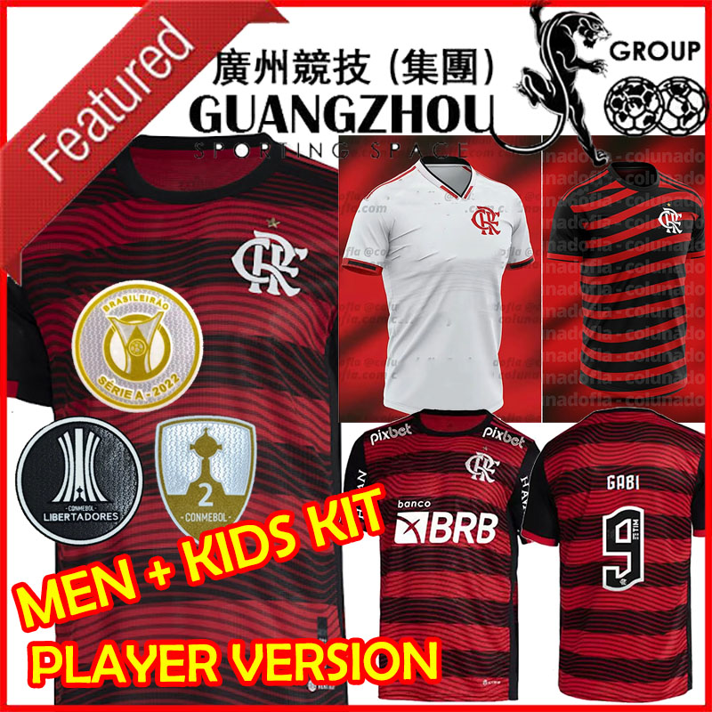 

22 23 Flamengo Soccer Jersey DIEGO E. RIBEIRO GABI GABRIEL BARBOSA 2022 2023 Football Shirts PEDRO DE ARRASCAETA HENRIQUE DAVID LUIZ Away Men Woman Kids Kit Set Camisa, 3rd