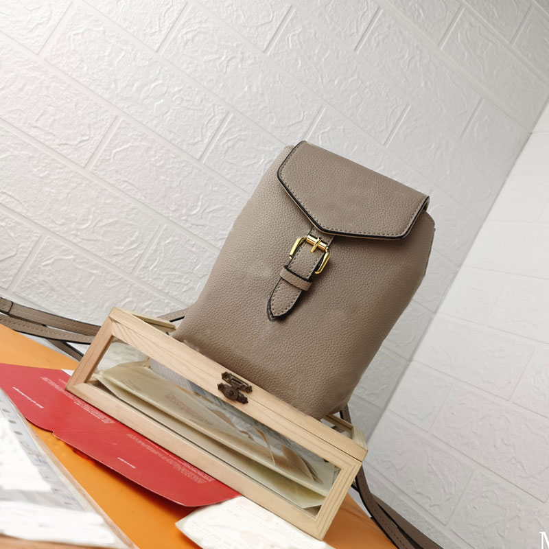 

top 2022 Tiny Backpack Shoulder Bag Cute Handbag Purse Crossbody Bags Genuine Leather Classic Letter Flower Adjustable Removable Strap Magnetic