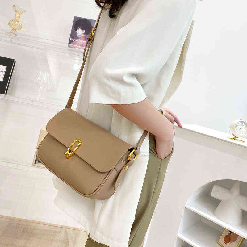 

Xiaofang Bag Fashion Summer Tofu Simple Foreign Style Large Capacity Single Shoulder Menger, White
