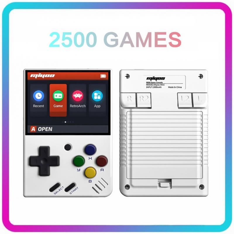 

Portable Game Players MIYOO MINI Handheld Console 2500 Games 2.8 Inch IPS HD Screen Retro Video Consoles Classic Gaming Emulator