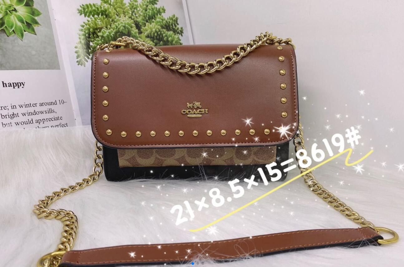 

A24 high quality designer retro coach women leather handbag Envelope shopping crossbody messenger Chain flap bag tote shoulder bag, Customize