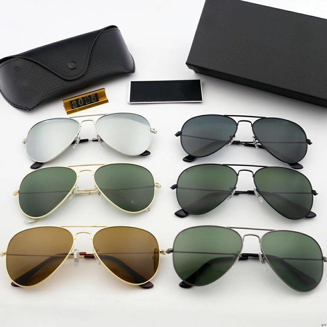 

Best selling fashion Mens Retro Aviator Sunglasses Glass Sunglasses Toad Mirror Glasses Drive Driving Goggles for Men JvJ raies ban oakleies