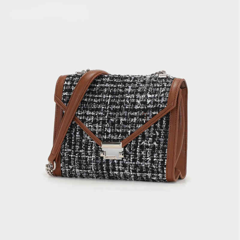 

Handbag Women New Korean Fashion Versatile Small Square Bag Simple Texture Single Shoulder Messenger Bag Handbag 220615, Brown