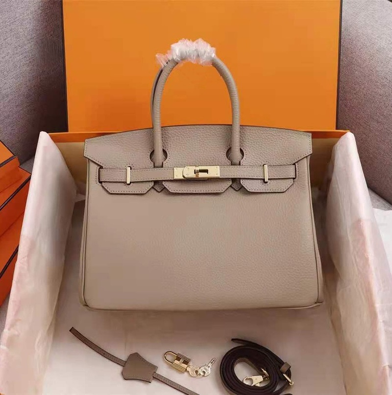 

Luxury Designers Fashion Bag 25cm Women Totes Shoulder bags With Stamped Lock Lady Genuine Leather Plain bag06, #10