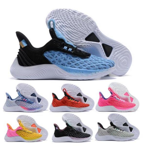 

Currys Flow 9 Blue Basketball Shoes Sneakers 2022 Men Women Street Pack Wapp The Game Day We Believe Elmo Play Big Count It Sports Trainers, Gold