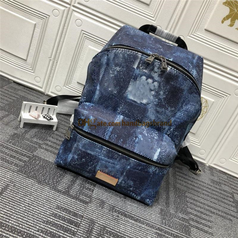 

Famous DISCOVERY backpack classic leather travel bags shoulder backpacks for girls fashion business bag luxury designer notebook bags school bag N50060