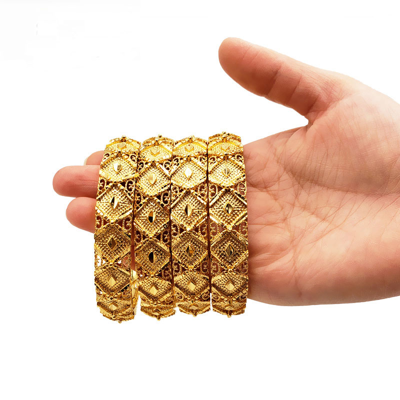 

24k Yellow Gold-Tone Wide Classic Round Bangle Bracelet 10mm NEW gilt metal fashion jewellery costume