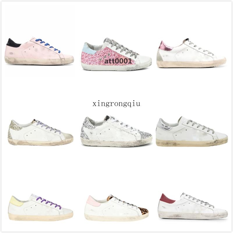 

Sneakers Super Star Shoe Italy Brand Women Sneaker Classic White Do-old Sequin Dirty Designer Superstar Man Sneaker''Golden''Gooses'' Pub, Star39 black star