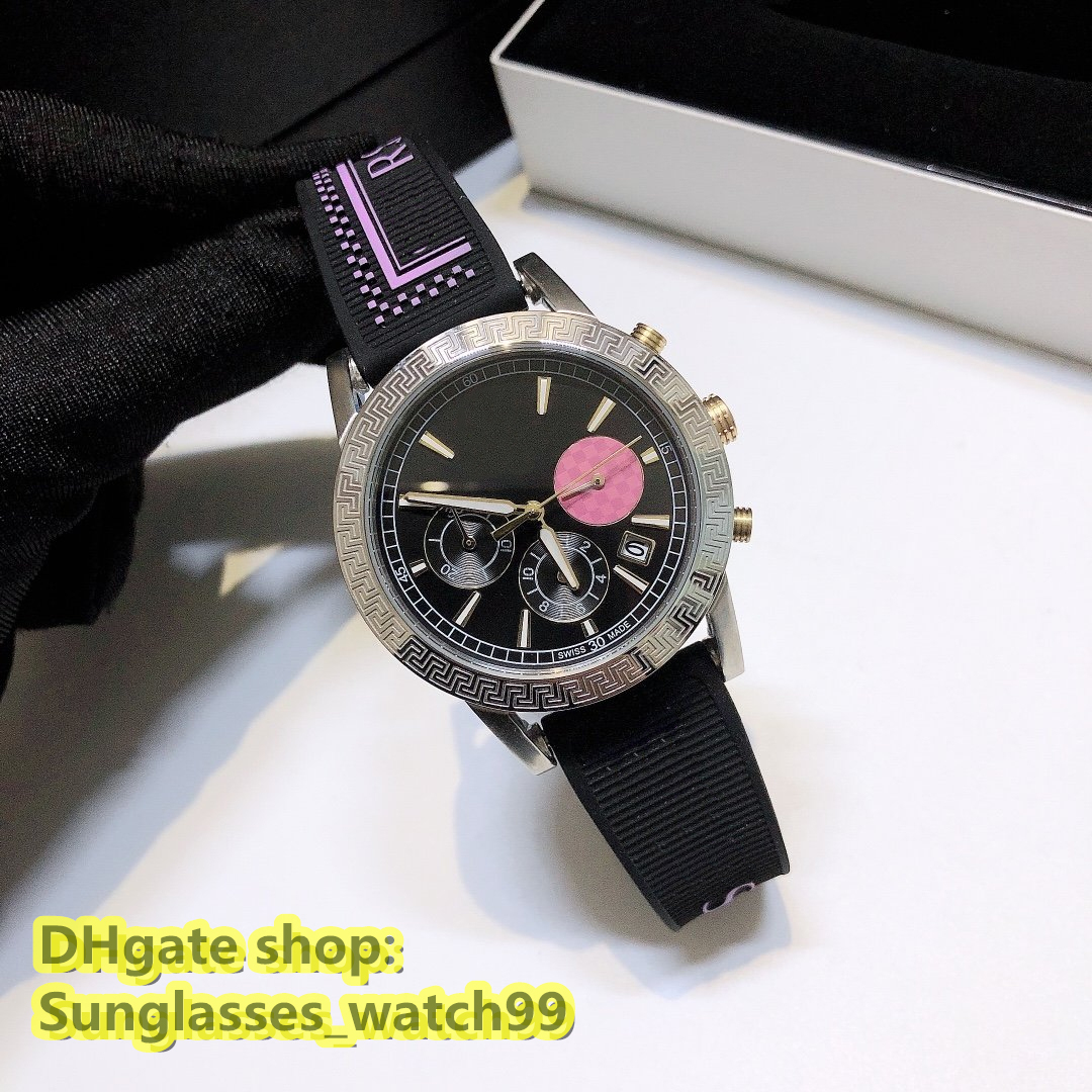 

ADITA 00123 VS chronograph sports watch for mens and Fashion Quartz womens watch rubber strap 40mm High Quality VELT00619 classic casual style running watchs, Contact me