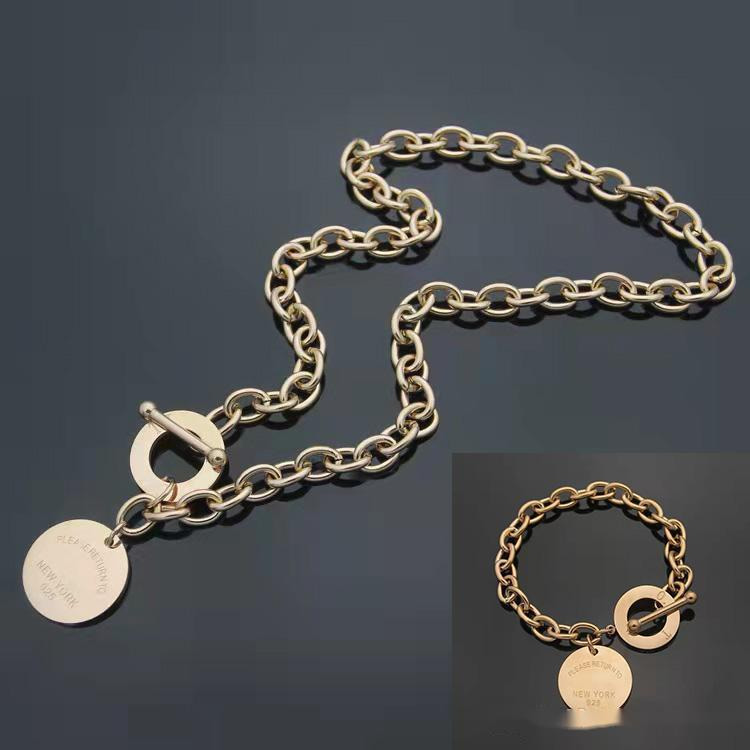Vente chaude Anniversaire Cadeau De Noël Argent Amour Collier Bracelet Ensemble Déclaration De Mariage Bijoux Coeur Pendentif Colliers Bracelet E
