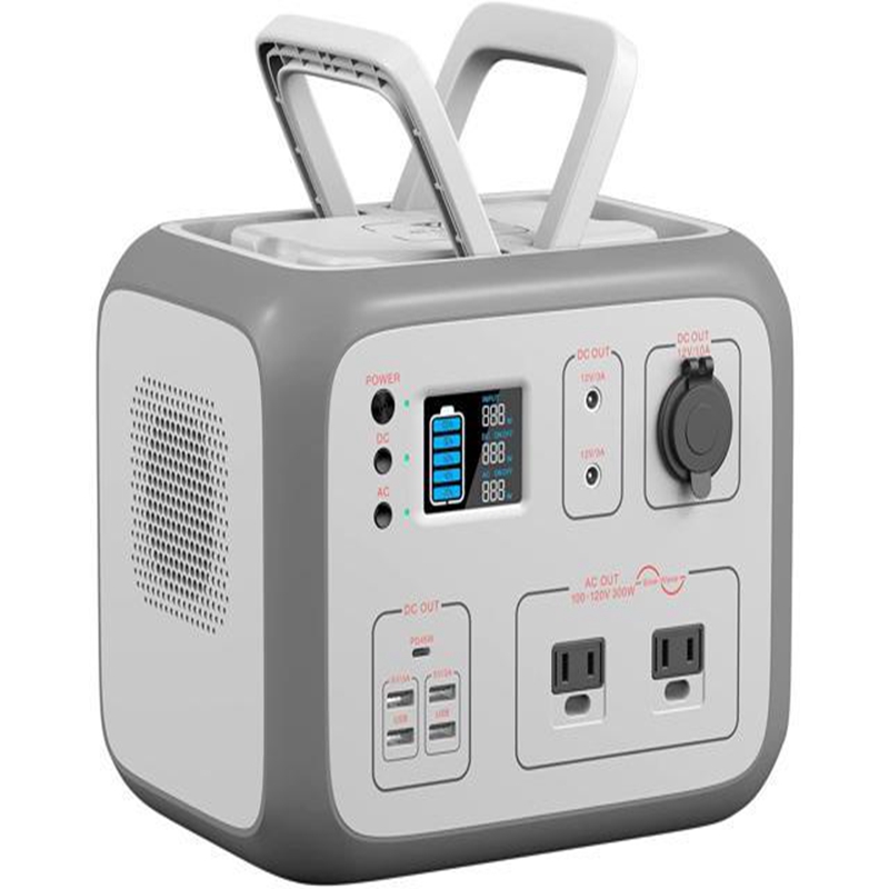 

Portable Power Station AC50S 500Wh Solar Generator Lithium Battery Backup with 2x110V/300W AC Outlets Power Generator for Outdoor Camping RV Home Use Emergency