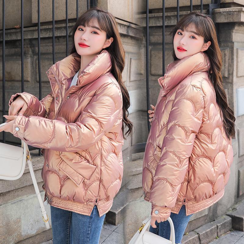 

Women's Down & Parkas 2022 Winter Women Coat Long Sleeve Zipper Thick Warm Padded Casual Female Outwear Jacket Brown Guin22, Green