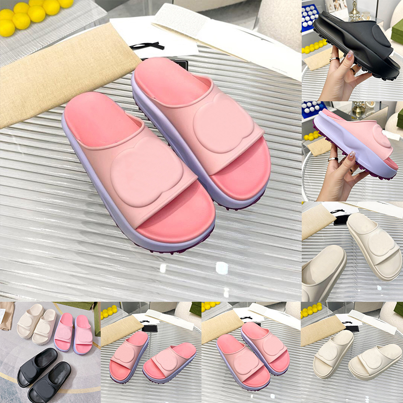 

Thick Bottom Designer Sandals Fashion Soft sandale Foam Rubber Wedges Womens Ladies Summer Luxury Slides miami Cute Platform Slippers Size 35-41 Mules Loafers, Shoes box