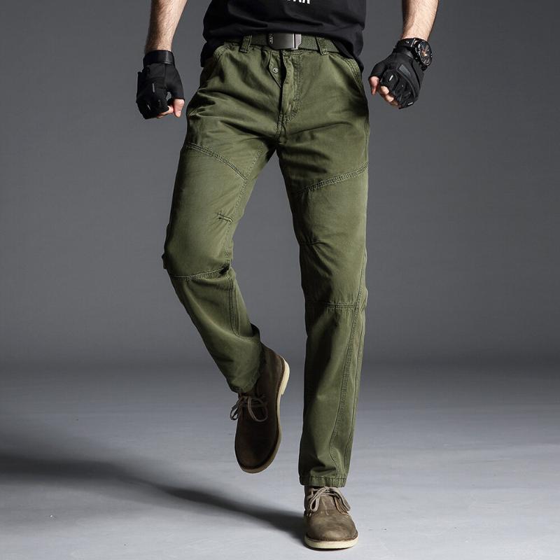 

Men's Pants Multi-pocket Mens Fashion Joggers Casual Streetwear Ribbons Military Men Large SizeMen's, Army green