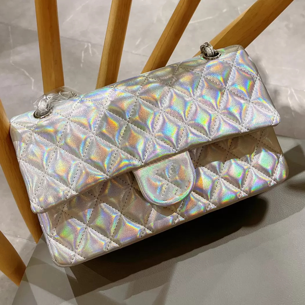 Fashion Diagonal Bag Luxury Designer Classic Plaid Chain Mermaid Colorful Design Soft Comfortable Gorgeous Versatile Casual Shoulder Bag Wallet Mess