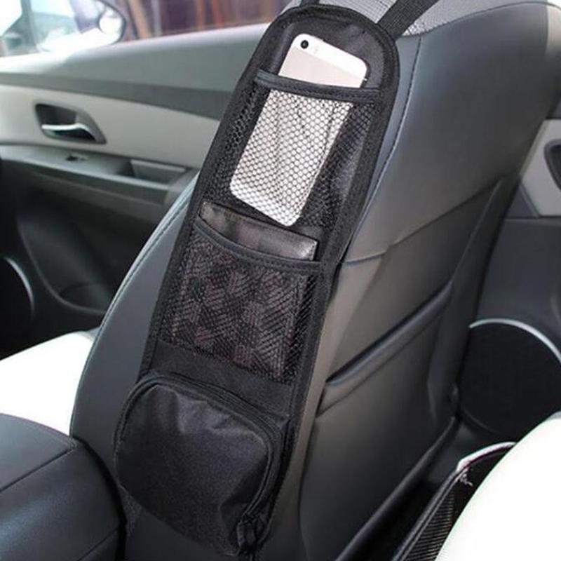 

Car Organizer Seat Storage Bag Side Hanging Mesh For Small Items Useful Multi Pocket Interior Accessories
