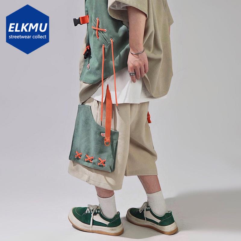 

Men' Shorts Plus Size Loose Cargo Oversized Hip Hop Short Pants Mens Summer Harajuku Streetwear ShortsMen, Black