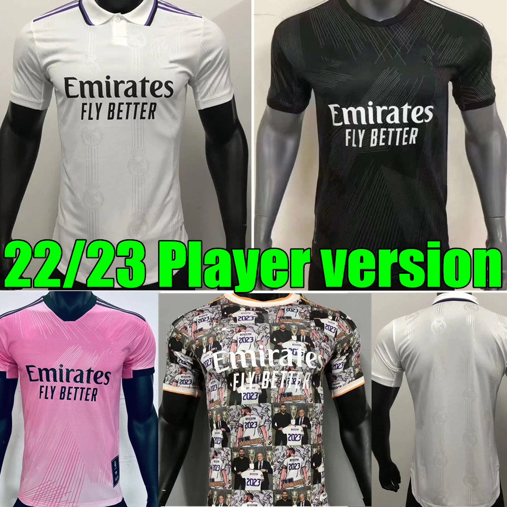 

22 23 BENZEMA soccer Jerseys football shirt home away 3rd 4TH Y-3 Player version CAMAVINGA HAZARD ASENSIO REAL MADRIDS MODRIC MARCELO camiseta 2022 2023 uniforms, Y-3+league patch