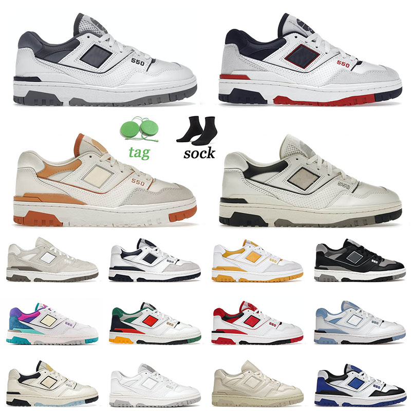 

Luxury Designer 550 BB550 Sneakers Casual Shoes White Grey Dark College Pack White Blue Auralle Unite Arrows Men Women Sports Tennis Trainers Eur 36-45, B63 white pink 36-40