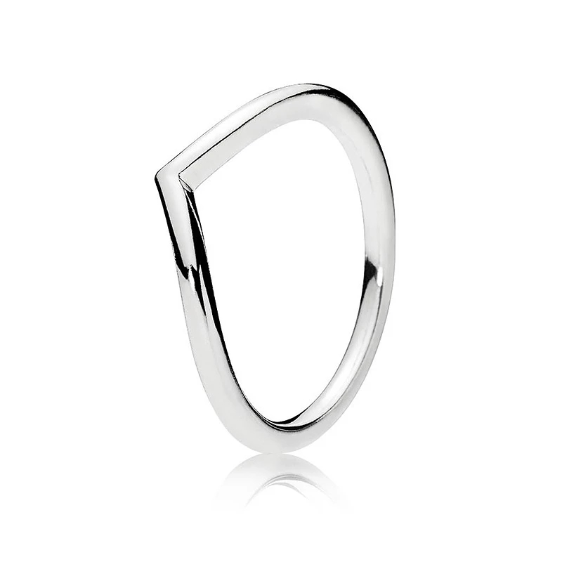 Sparkling Arcs Love Rings Authentic 925 Sterling Silver Set Original Gift Box for Pandora Rainbow CZ Diamond Luxury designer Ring