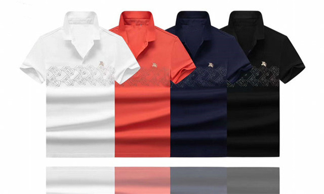 

2022 luxury band mens designer polo T shirt summer fashion breathable short-sleeved lapel casual top g73