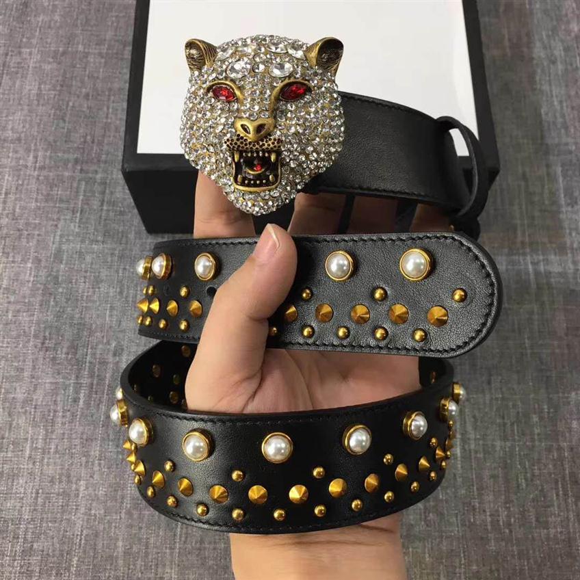 

Top Quality Fashion designer genuine leather belt strap men and women belts for man casual style buckle with box233i, With box
