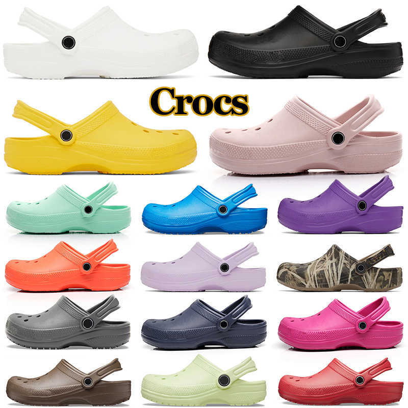 sandal croc classic clog designer sandals unisex adult men women slides slippers beach waterproof shoes outdoors indoor sneakers slip-on