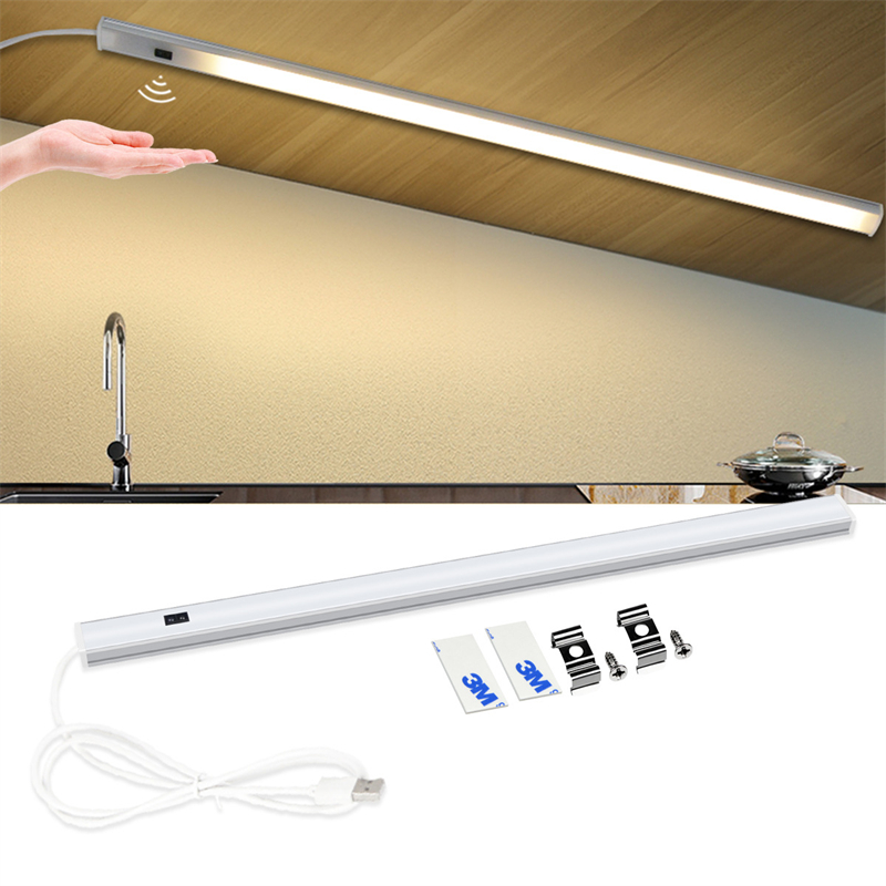 

30 40 50cm cabinet light PIR Motion Sensor Hand Scan LED Night lights 5V USB Bar lamp Bedroom Desk lamp Reading home Kitchen Wardrobe Decor