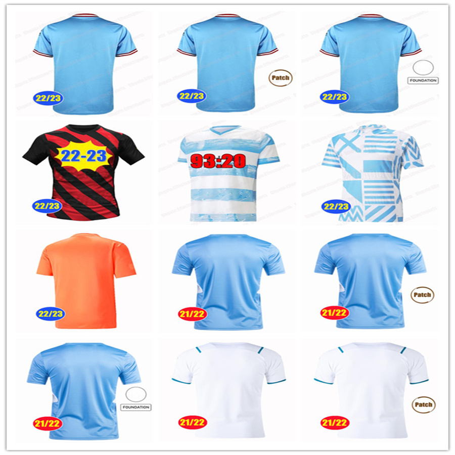 

2022 2023 DE BRUYNE 93 20 Anniversary HAALAND Soccer Jerseys FODEN GREALISH MAHREZ MANs cities football shirt BERNARDO STERLING Man kits Kids Equipment Socks, Fans away 21 22