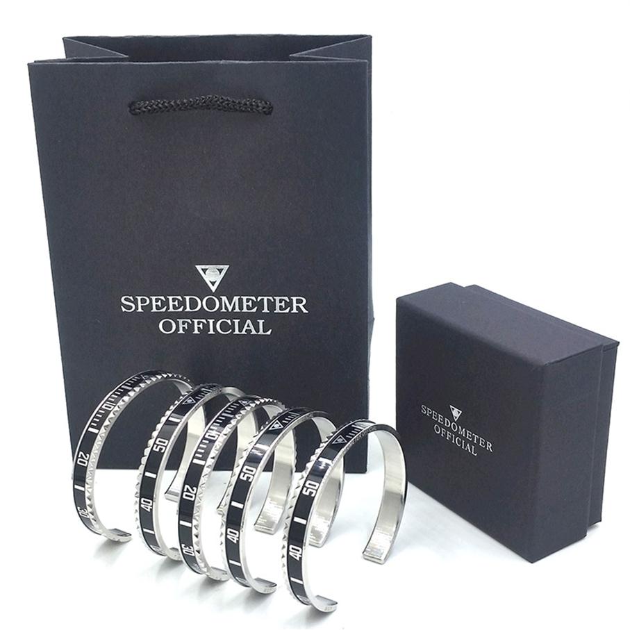 Bracelet de bracelet entièrement de haute qualité pour hommes bracelets de vitesse de bracelet à la mode en acier inoxydable bijoux pour hommes a