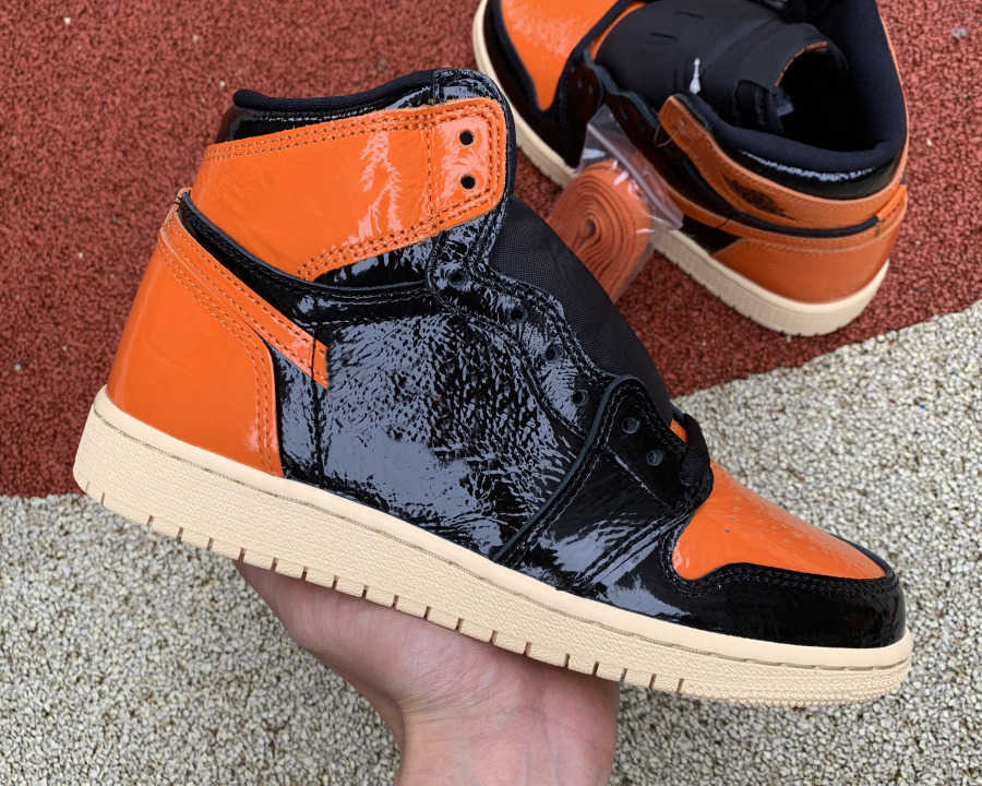 

Mens 1 High Og Shoes Jumpman 1s Shattered Backboard 30 Men Women Black Bright Orange Sneakers Trainers with Box, #1