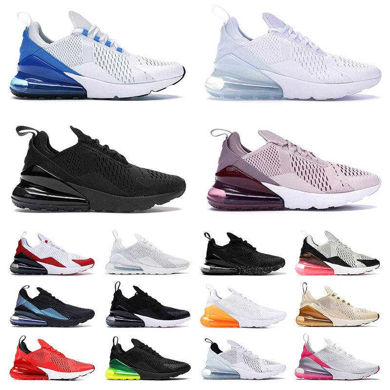 

270 270s Mens Womens Running Shoes Designer Black Multicolor White Be true Dusty Cactus Mesh Barely Rose Pink University Red Sports Sneakers Trainers, A46 volt orange 40-45