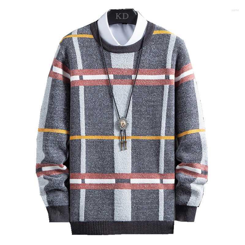 

Men'S Sweaters Spring Autumn Winter Clothes 2022 Casual Knitted O-Neck Korea Style Standard Pullovers Vests, Black