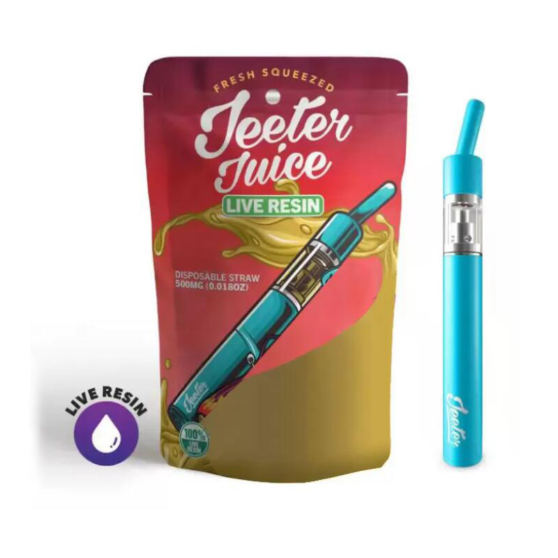 

Jeeter Juice E cigarette Kits Live Resin Rechargeable Disposable Vape Pen Empty Pod 0.5ml 1.0ml Thick Oil Carts Atomizer with Mylar Bag