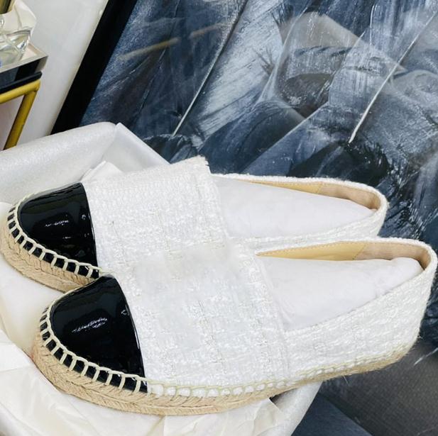 

Luxury woven loafers shoes new ladies slip-on thick-soled grass wool knitted pearl spring and autumn flat shoes women