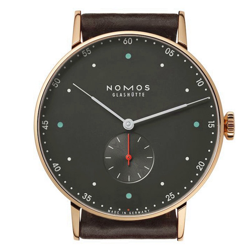 

2022 foreign trade watch new NOM two-pin semi-small dial watch men's and women's high-end quartz alloy watch spot, Brown
