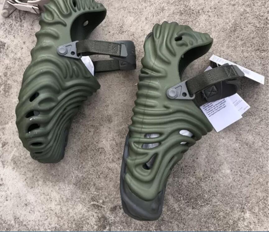 

2022 Polle Clogs Women Sandals Croc Shoes Summer Slides For Brand Design Sandalias Mujer Zapatos planos Slippers 220408 Size 35- 45, Black