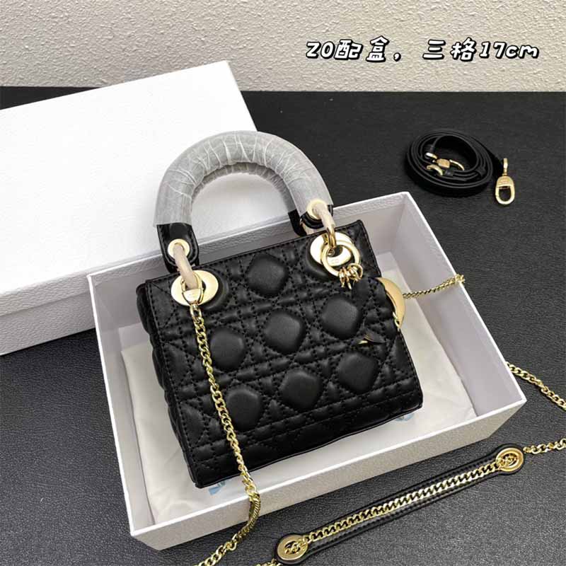 

Designer handbag Luxury tote bags Plaid wallet leather mini women's messenger bag Detachable chain shoulder strap handbags size 17 x 15 x 7 cm, Customize
