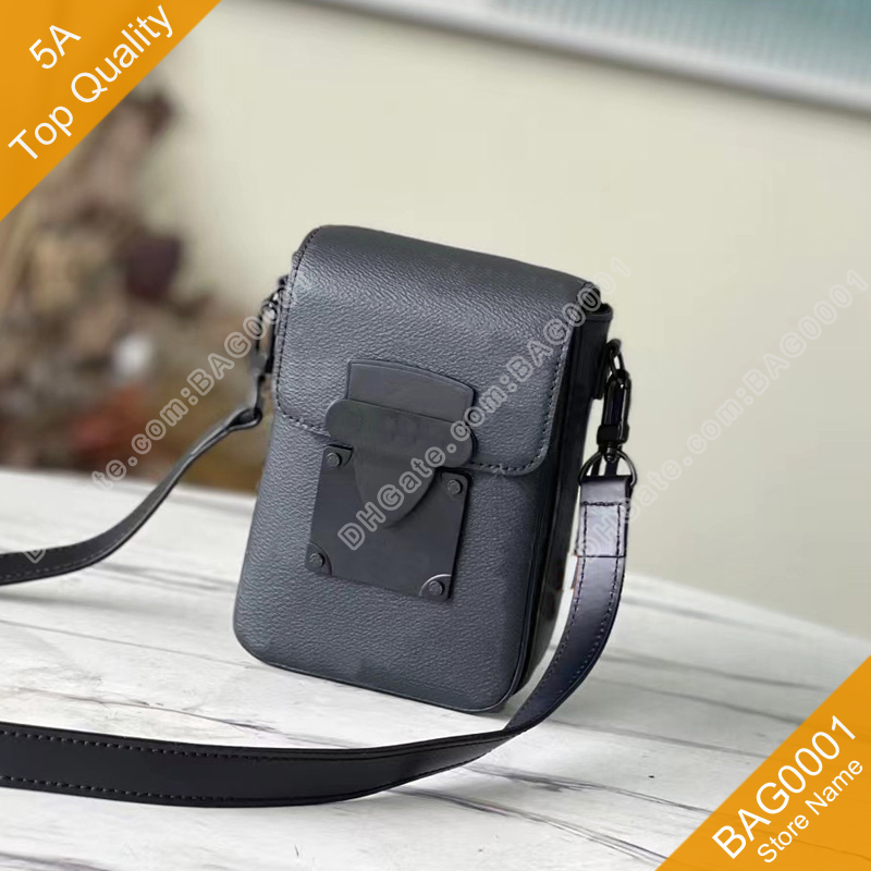 

Shoulder Bags phone Bags S Lock Vertical Wearable Small Package M57089 M81522 Shoulder Fashion leather canvas Pocket Crossbody Wallet With B, Black m57089