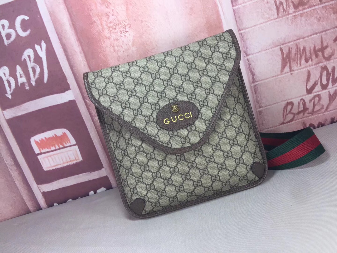 Designer homme sac de messager de luxe en cuir toile célèbre marque Gucci sac unique épaule cross-body top qualité