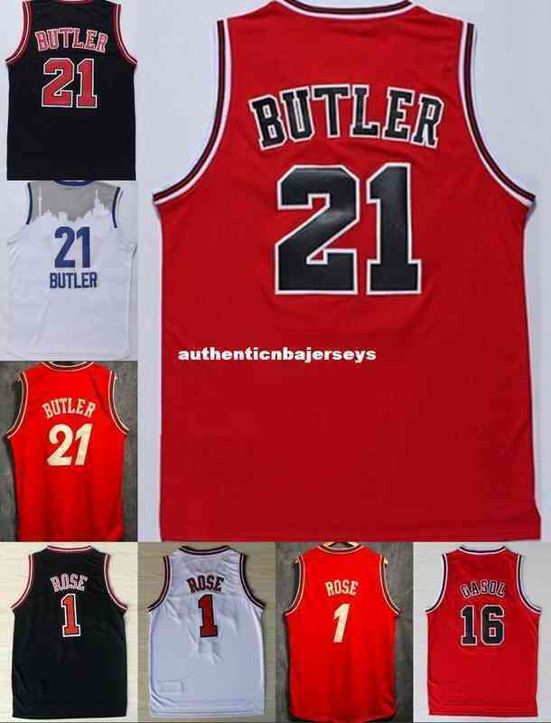 

#21 Wholesale Jimmy Butler Jersey Stitched #1 Dr #16 Pau Gasol Basketball Shirt College, Ivory