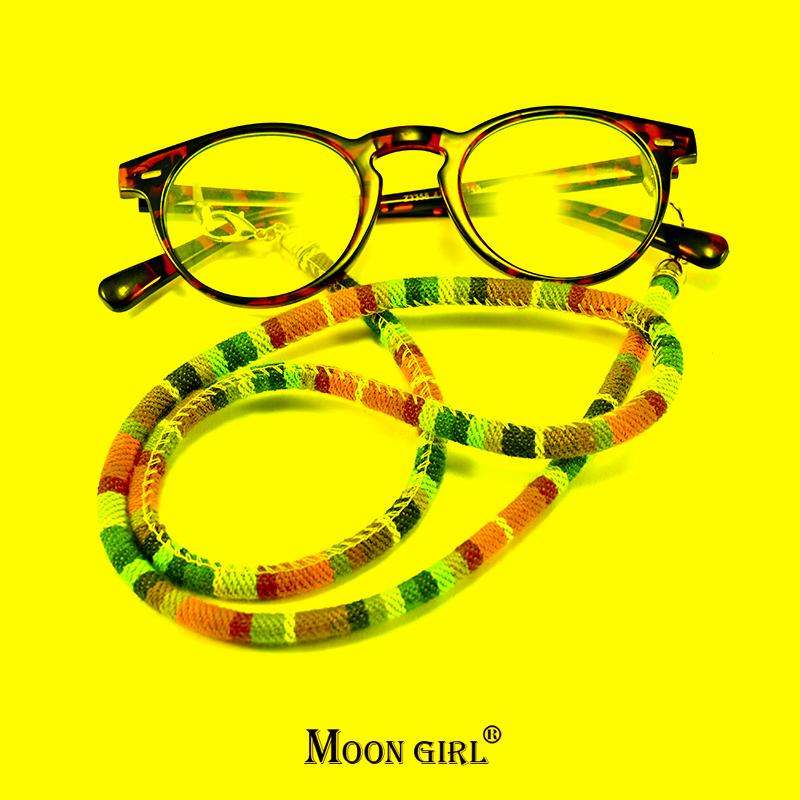 

Sunglasses Cases & Bags Rope Chains For Masks Woman Neck Glasses Strap Face Mask Holder Colorful Fashion Eyeglasses Spectacle LanyardSunglas