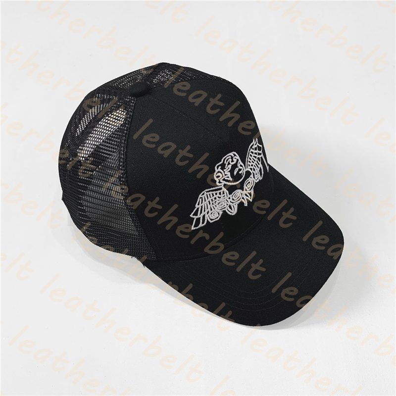 

Designer Jacquard Baseball Cap Mesh Sport Cap Women Men Summer Sun Hat Simple Printed Hip Hop Peaked Caps, Black