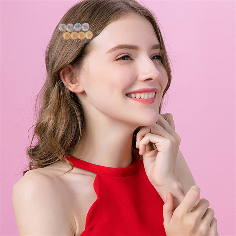 

Floral Pattern Row Round Piece Barrettes Women Acetic Acid Bang Hair Clips Girls Leopard Print Duck Clip European Ornaments