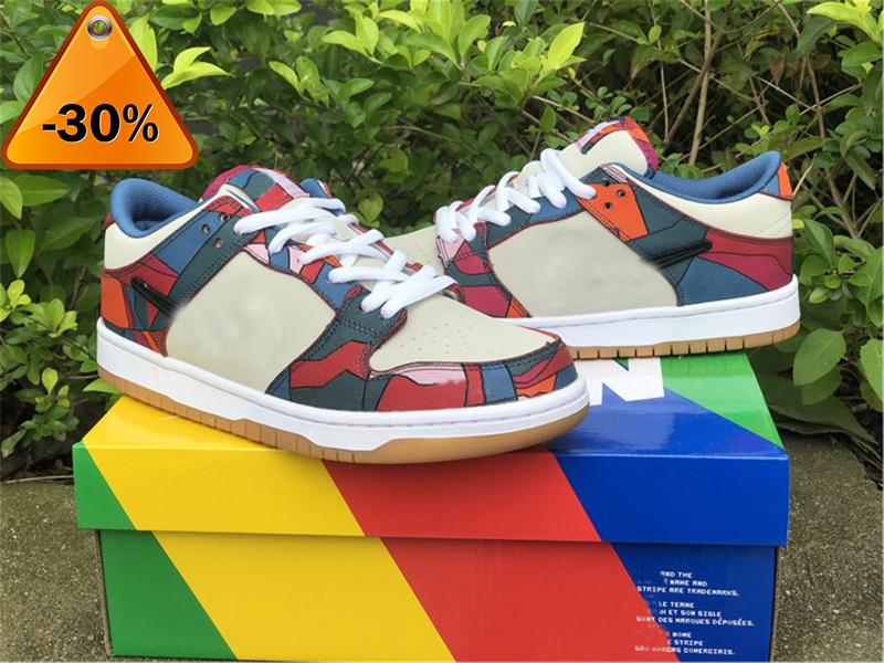 

2022 Parra X Sb Authentic Dunkr Shoes Fire Pink Low Gym Red Mocha White Royal Blue Black Men Women Outdoor Sports Sneakers Dh7695 -102 With